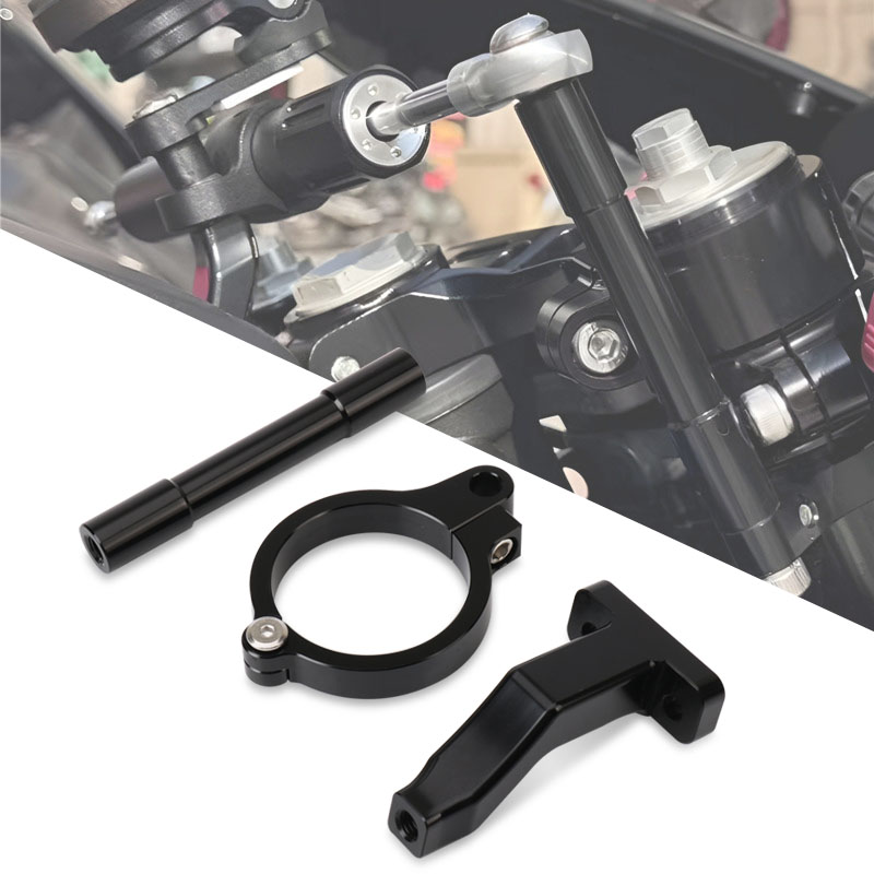 Steering Damper Stabilizer Kit Cnc - Motorcycle Accessories CNC Adjustable Steering Damper