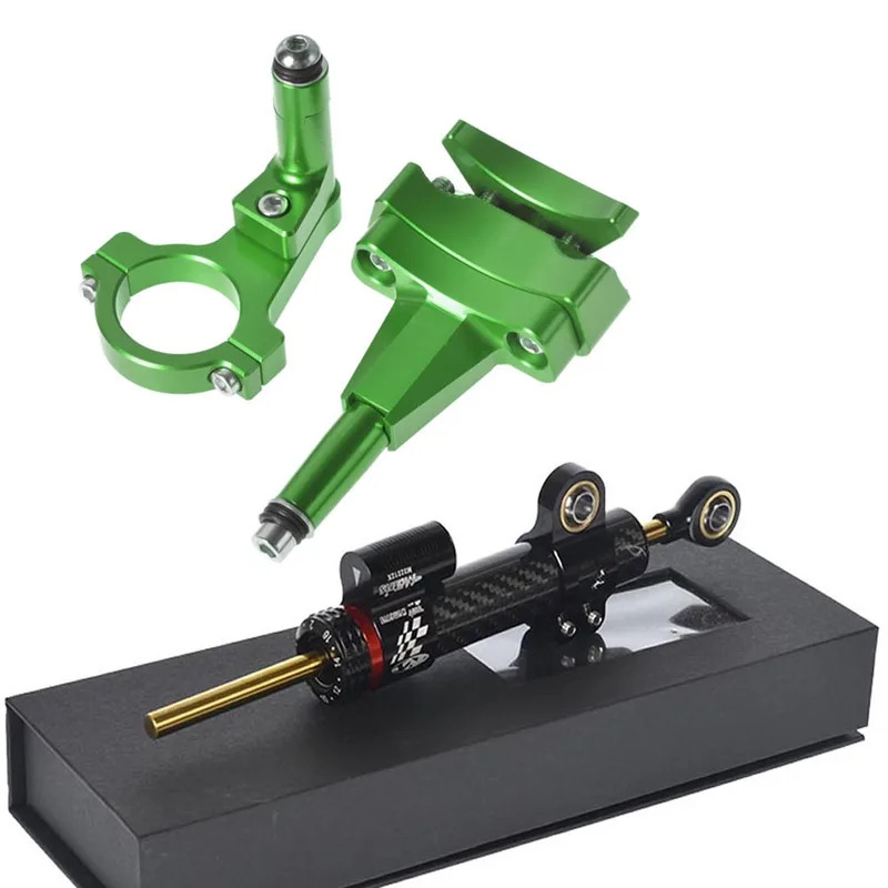 For Kawasaki 500 2024 - Motorc - đánh giá và giá Steering Damper Stabilizer Kit Cnc