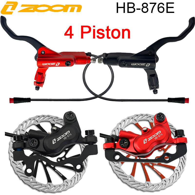 ZOOM HB-876E Electric Bicycle  - đánh giá và giá Zoom Hydraulic Brake 4 Piston E-Scooter