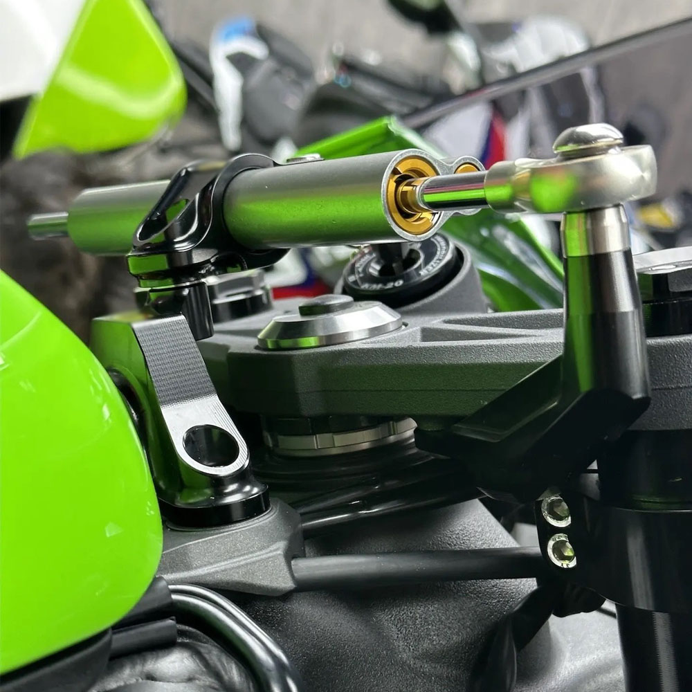 For Kawasaki Ninja ZX 6R ZX-6R - đánh giá và giá Steering Damper Stabilizer Kit Cnc