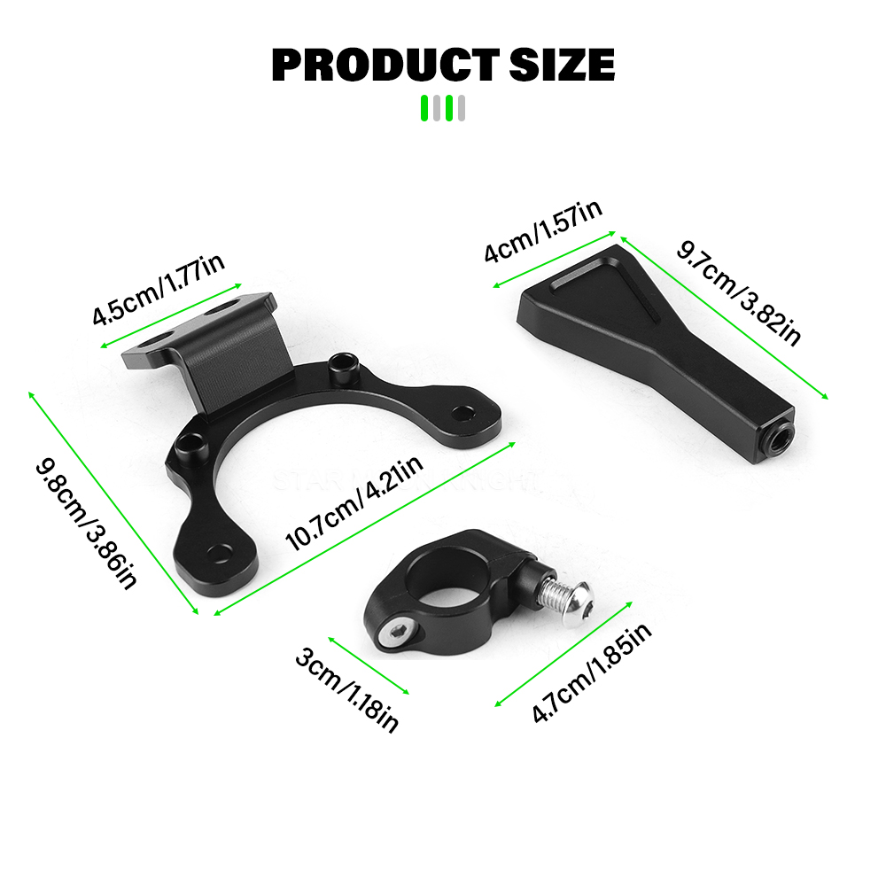 New Motorcycle CNC Steering Da - đánh giá và giá Steering Damper Stabilizer Kit Cnc