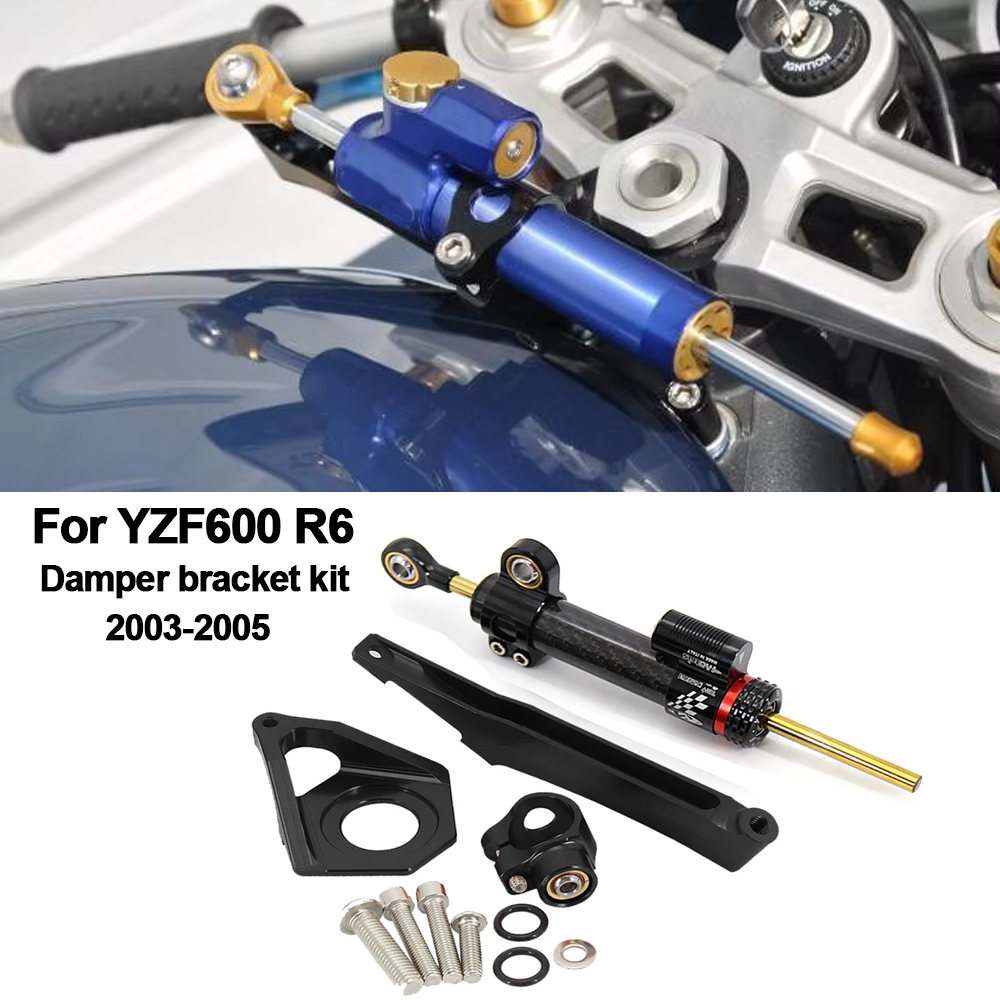 For YAMAHA YZF600 R6 2003-2005 - đánh giá và giá Steering Damper Stabilizer Kit Cnc