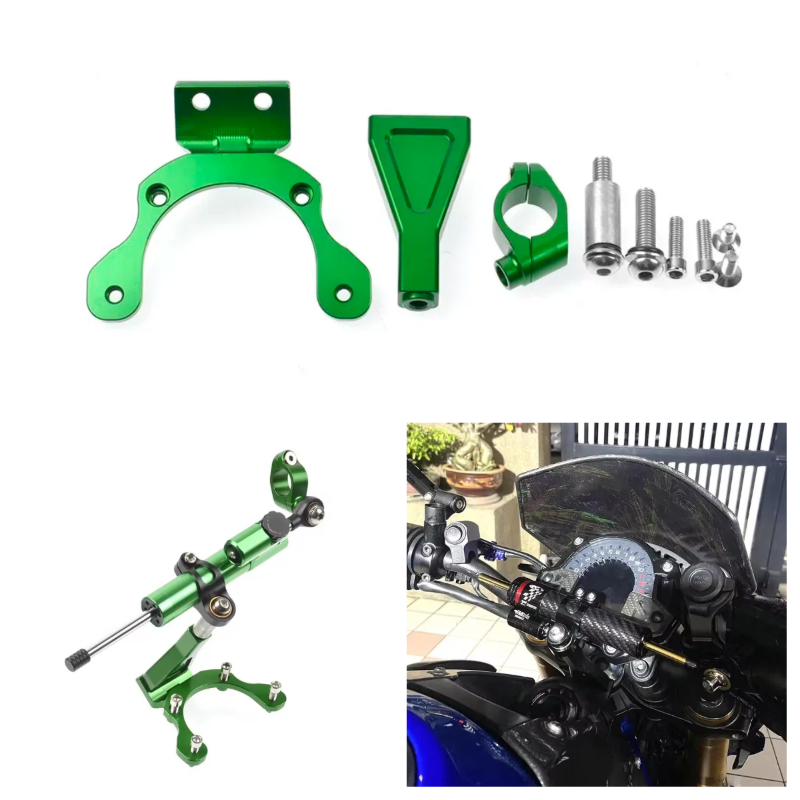Fiber Carbon Steering Damper S - đánh giá và giá Steering Damper Stabilizer Kit Cnc